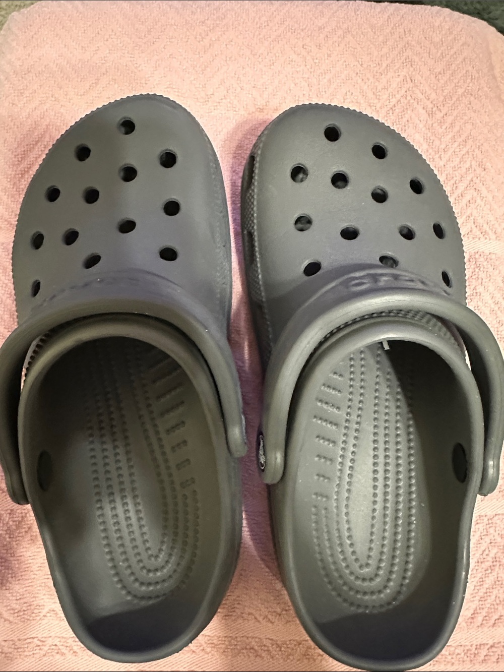 Women’s Gray Slip-On CROCS Clogs